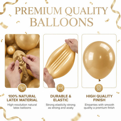Balloon Column Kit for Floor- Set of 2,Balloon Columns with Stand, Base and Pole,Balloon Tower Backdrop Decoration for Wedding, Baby Shower, Birthday Party, or Bachelorette Parties (BLUE GOLD)