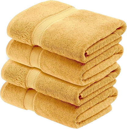 Superior Egyptian Cotton Pile Bath Towels, Ultra Soft Luxury Towel, Thick Plush