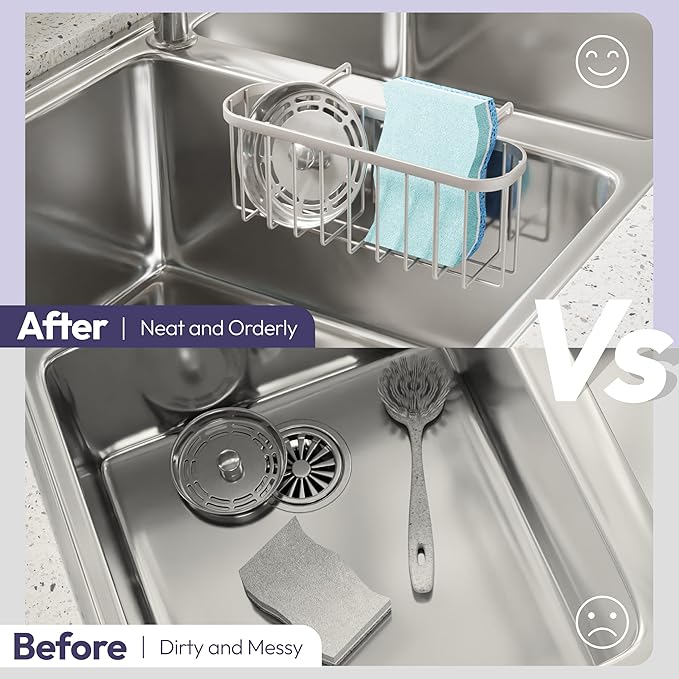SWTYMIKI Sponge Holder for Kitchen Sink
