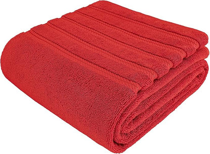 American Soft Linen 35x70 Jumbo Large Bath Towel, 600 GSM 100% Cotton Turkish
