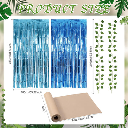 FunooFuno 2026 Vbs Rainforest Waterfall Decor Kit – Jungle Themed DIY Rock & Cascading Waterfall Backdrop for Vacation Bible School, Sunday School, Kids' Ministry, and Tropical Party Decorations