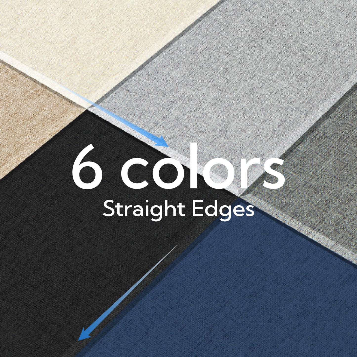 Olanglab Fiberglass Acoustic Wall Panels 4 Pack, 11.8'' x 23.6'' Sound Panels, Fabric Wrapped Sound Proof Panels for Walls (Navy)