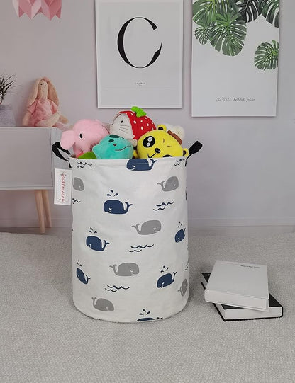 QUEENLALA Large Storage Basket, Laundry Hamper/Bathroom/Home Decor/Collapsible