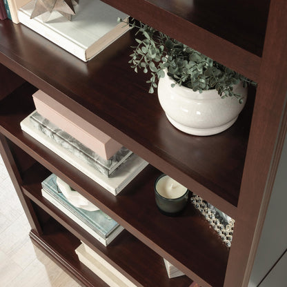 Sauder Miscellaneous Storage 5-Shelf Bookcase/ Book shelf, Select Cherry finish