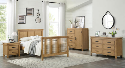 Soho Baby Mystic 2-Drawer Nightstand, Honey Wood