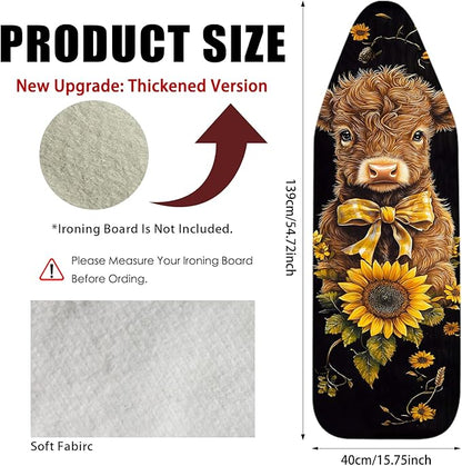 Nuxovilar Ironing Board Cover Needle Cotton 15x54 Inches | Ironing Board Cover