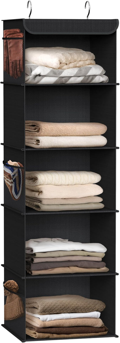 Simple Houseware 5 Shelf Hanging Closet Organizer