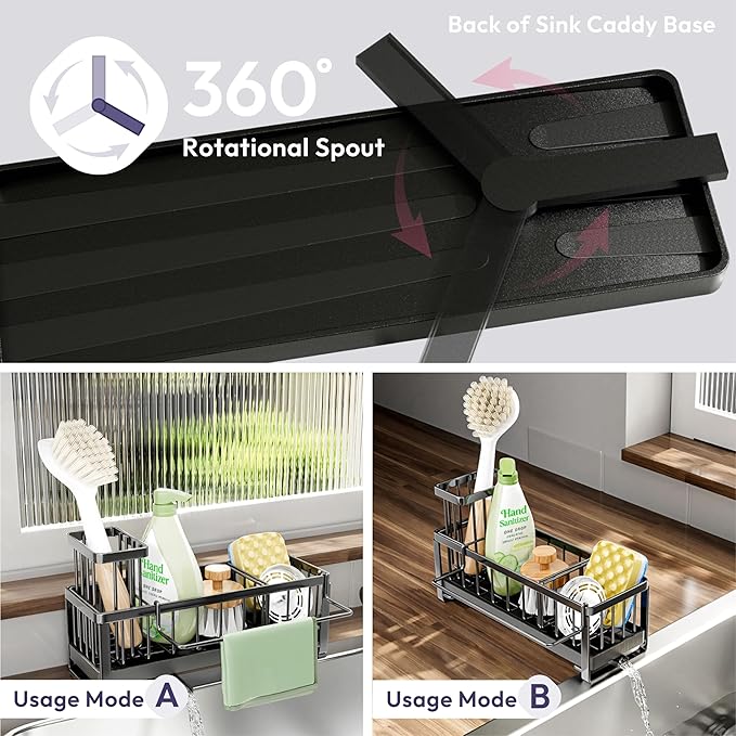 SWTYMIKI Sponge Holder for Kitchen Sink