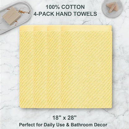 VOOVA & MOVAS Yellow Hand Towels