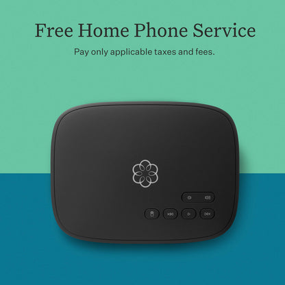 Ooma Telo VoIP with 3 HD3 Handsets Complete Home Phone System for Unlimited Nationwide Calling, Mobile App Access, and Robocall Blocking Affordable Landline Replacement