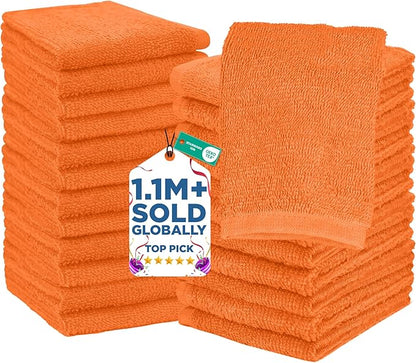 DAN RIVER 24 Pack Wash Cloths for Showering
