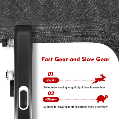 Xamanabu Handheld Sewing Machine, Mini Portable Sewing Machine for Beginners, Electric Fast Stitching, DIY Fabric Clothes Repair Kit, Home Travel Mending Machine with Accessories