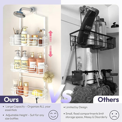 SWTYMIKI Shower Caddy Hanging Organizer