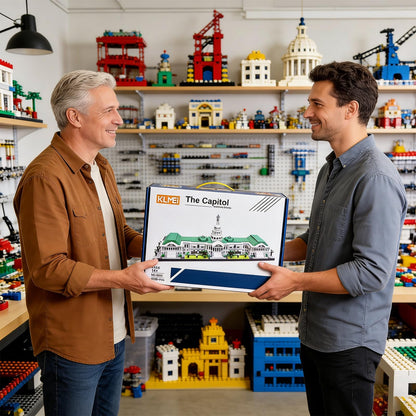 KLMEi United States Capitol Building Set for Adults, Architecture Sets, Famous Landmark Tiny Bricks Collection Kit, Presents for Teens Age of 14+ 3630 PCS