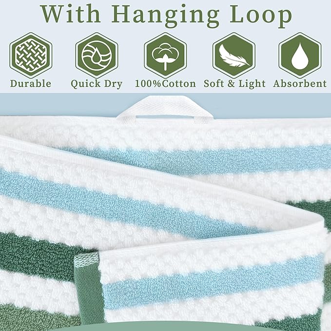 Striped Bath Towels