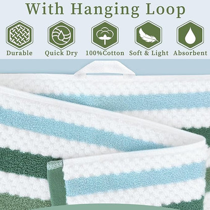 Striped Bath Towels