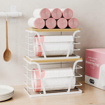 2 Pack Stackable Laundry Room Organization and Storage, Laundry Room Decor and
