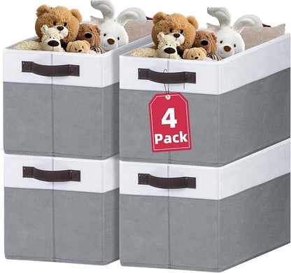 Criusia Extra Large Storage Bins 4 Pack