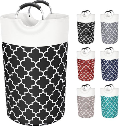 Large Laundry Hampe Basket Washing Bin Clothes Bag Collapsible Tall