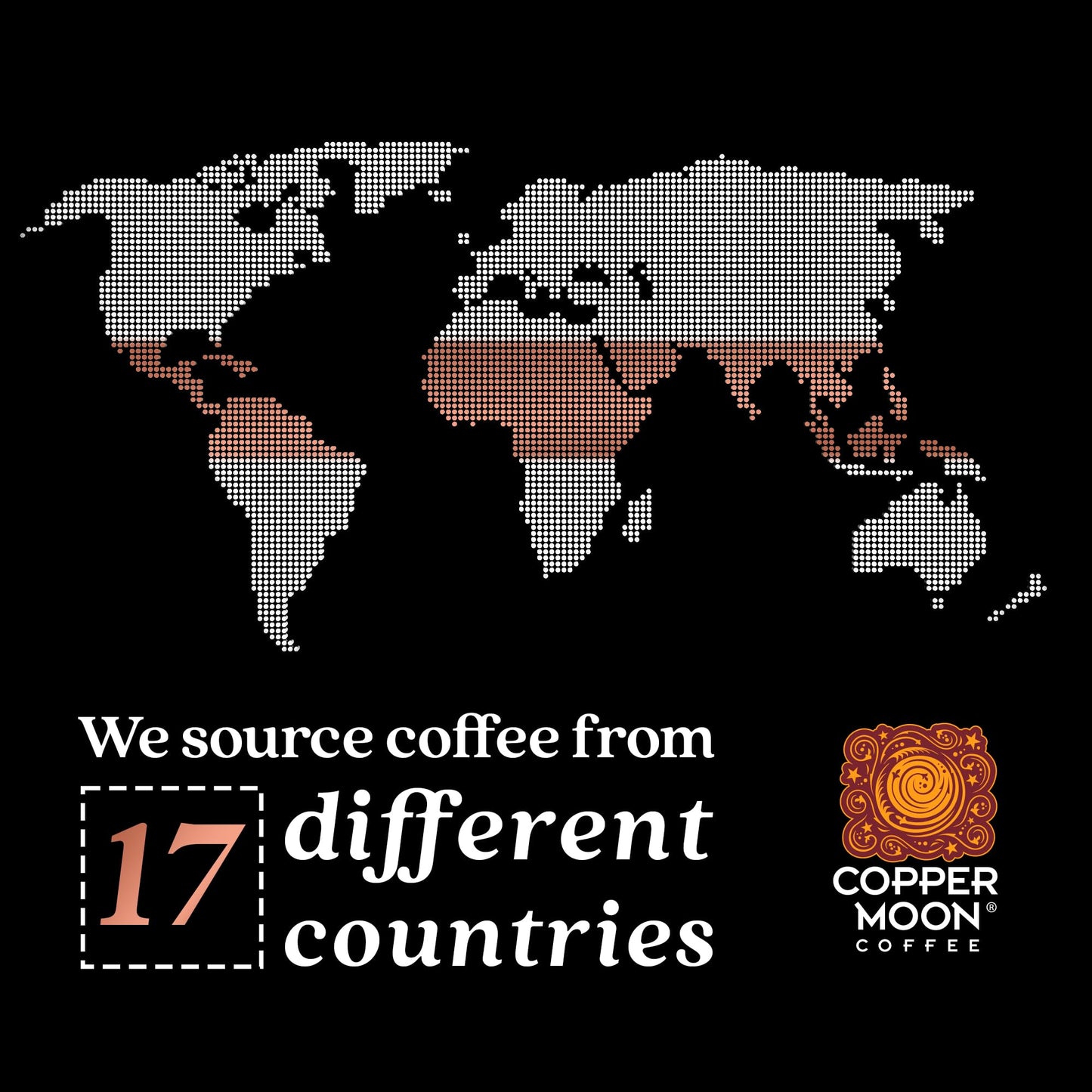 Copper Moon Medium Roast Whole Bean Coffee, Southern Pecan Blend, 2 Lb