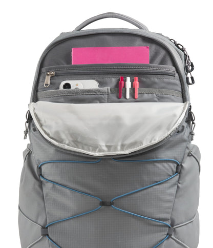 The North Face Borealis Commuter Laptop Backpack - Water Repellent, Laptop Sleeve, Large Main Compartment, Concrete, One Size