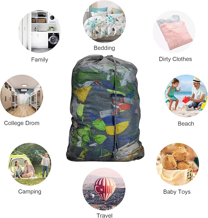 Laundry Bags, Mesh Heavy Duty 24" x 36"