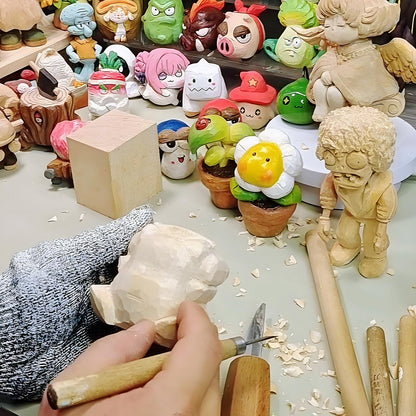 19PCS Basswood Carving Blocks，4 Different Sizes Whittling Wood Blocks，Soft Carving Basswood Kit for Crafts Beginners