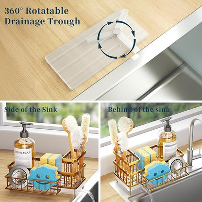Consuemst Sponge Holder for Kitchen Sink
