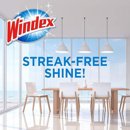 Windex Wipes Glass Cleaning Ammonia Free, Pre-Moistened Wipes