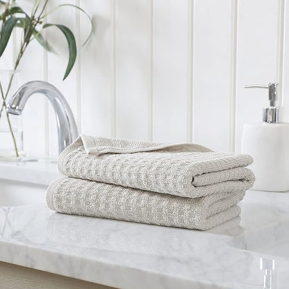 Tommy Bahama- Hand Towel Set, Highly Absorbent Cotton Bathroom Decor, Low