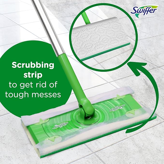 Swiffer Sweep + Mop, Wet Pads Refill, Floor Cleaner