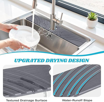 Stone Faucet Mat for Kitchen Sink