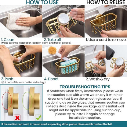 TAILI Sponge Holder for Kitchen Sink