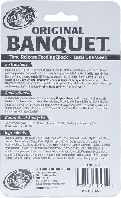 Zoo Med Original Banquet Feeding Block, 0.45-Ounce