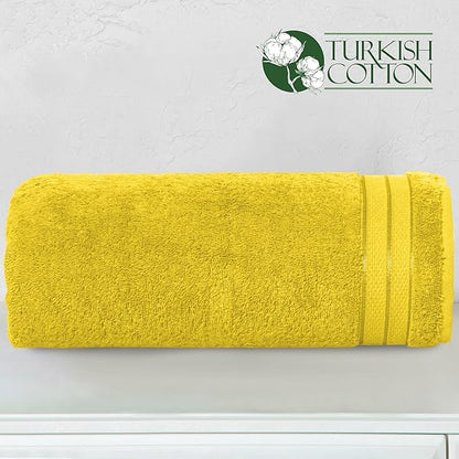 Elegant Comfort Three Line Popcorn Extra Large Luxury Bath Towel