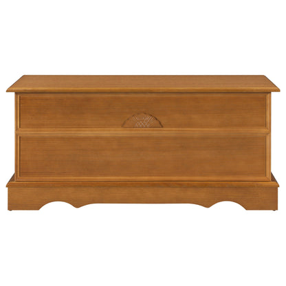 Coaster Home Furnishings - Paula - Wood - Cedar Chest with Storage Trunk, Rectangular Shape and Traditional Style - Bedroom - 40-Inch - Honey - 4695