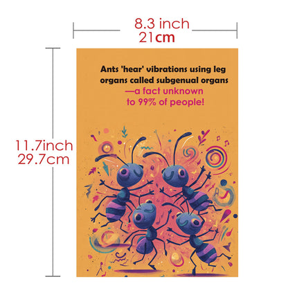 Magictodoor Weird Science Funny Fact Posters - 52 Classroom Decor Set for Bulletin Board & STEM Education