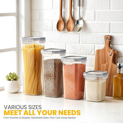 KICHLY Airtight Food Storage Containers Set