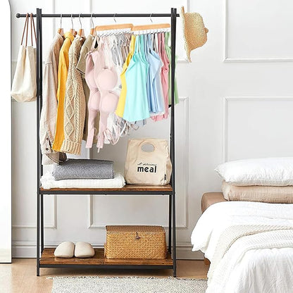 Bra Hanger for Closet, Tank Top Organizer 20 Hooks Capacity Foldable Wood Space