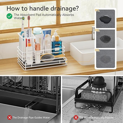 Yofidra Sponge Holder for Kitchen Sink Organizer Caddy: Sink Sponge