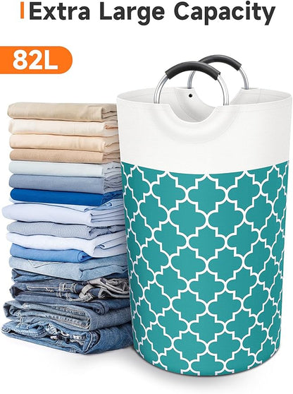 Large Laundry Basket Laundry Hamper Bag Washing Bin Clothes Bag Collapsible Tall