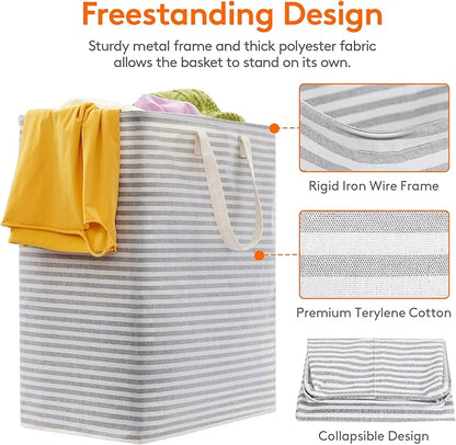 Lifewit 1 Pack Laundry Hamper Large Collapsible Laundry Baskets, Freestanding