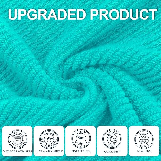 Turquoise Bath Towels
