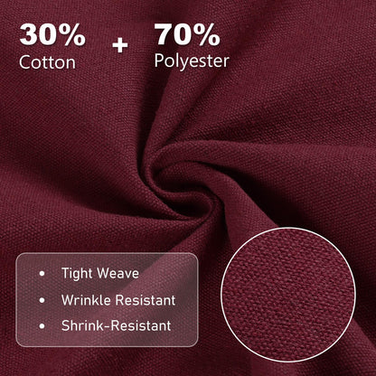 Foreate Canvas Fabric, 12oz Natural Cotton Duck Canvas Fabric by The Yard 59" Wide Thick & Heavy Sewing Material for Arts & Crafts, Bags, Covers, Backings, Painting, Home Decor, Wine Red 3 Yards