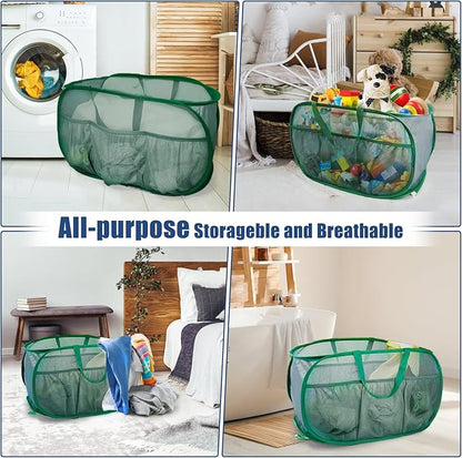 Collapsible Laundry Baskets, Upgrade Pop Up Laundry Hamper