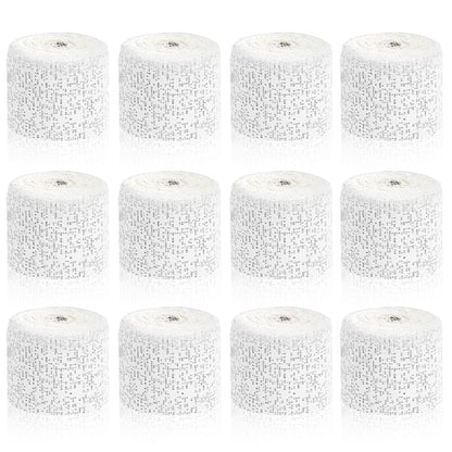 TCAIRG 12 Pack Plaster Cloth Rolls for Belly Casting, Sculptures, Masks – Art Gauze Bandage Strips for Craft Molds (2 in x 15 ft Each)