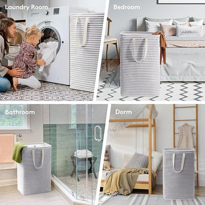 Lifewit 3 Pack Laundry Hamper Large Collapsible Laundry Baskets, Freestanding