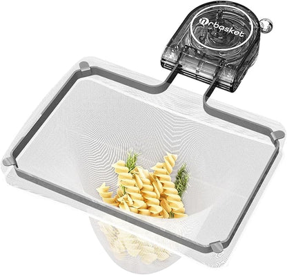 Kitchen Sink Strainer with Filter Mesh Bag, Food Waste Filter Basket, Suction