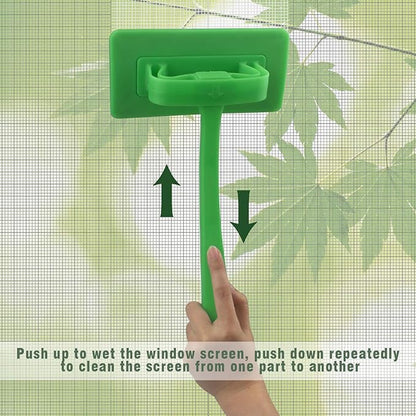 MyLifeUNIT Mesh Screen Cleaner, Detachable Window Screen Cleaning Brush Washing