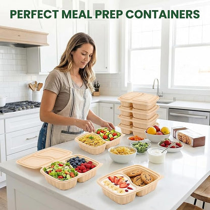 100 Piece Meal Prep Containers Reusable